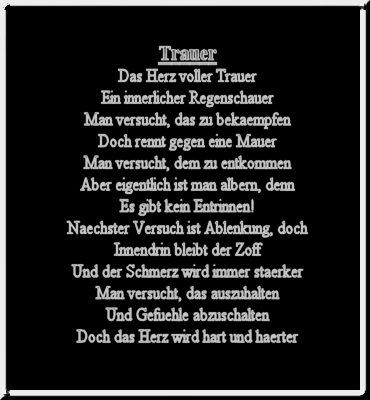 trauer trauer